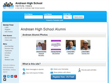 Tablet Screenshot of andreanhighschool.org